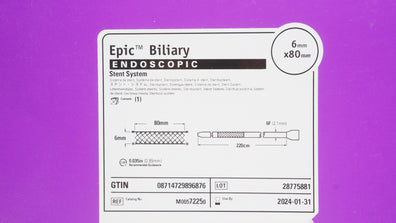 Boston Scientific M00572250 Epic Biliary Endoscopic Stnt System 6 x 80mm (x)